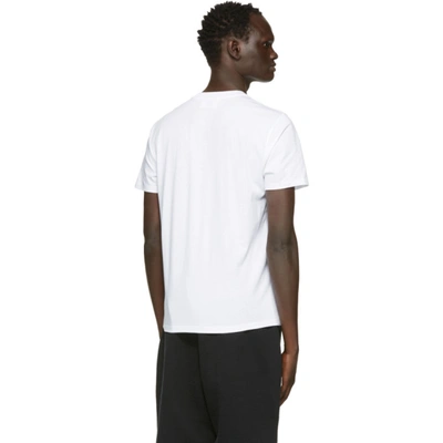 Shop Ami Alexandre Mattiussi White Ami De Coeur T-shirt In White/100
