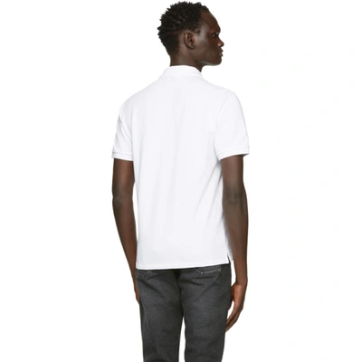 Shop Ami Alexandre Mattiussi White Ami De Coeur Polo In White/100