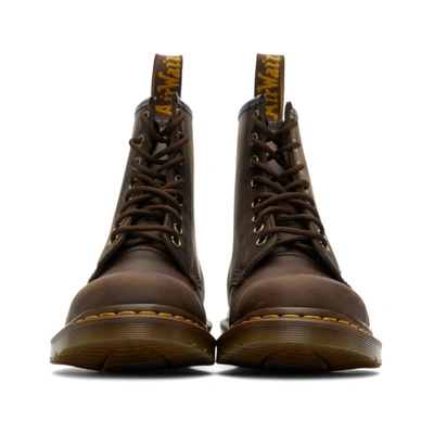Shop Dr. Martens' Brown 1460 Boots In Gaucho