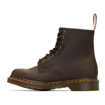 Shop Dr. Martens' Brown 1460 Boots In Gaucho