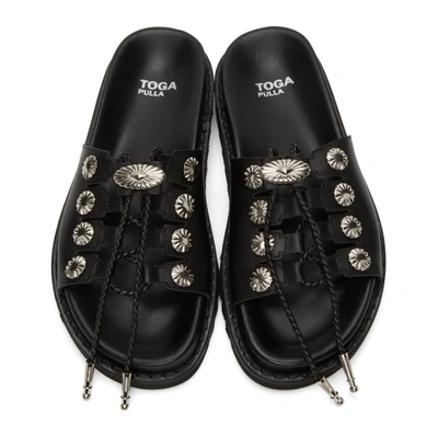 Shop Toga Black Buckle Sandals