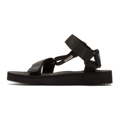 Shop Suicoke Black Depa-cab Sandals