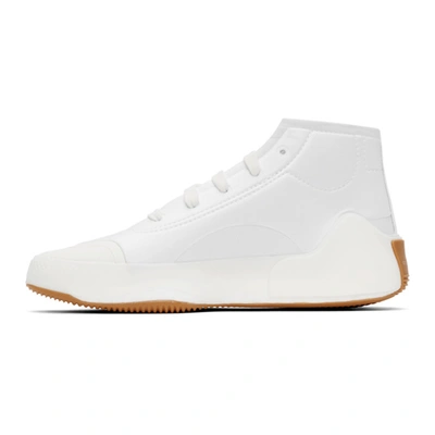 Shop Adidas By Stella Mccartney White Treino Mid-cut Sneakers
