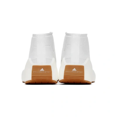 Shop Adidas By Stella Mccartney White Treino Mid-cut Sneakers