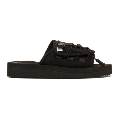 Shop Suicoke Black Olas-ecs Sandals