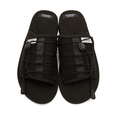 Shop Suicoke Black Olas-ecs Sandals
