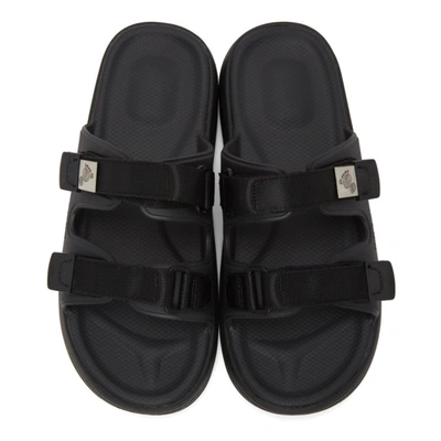 Shop Suicoke Black Zona Sandals