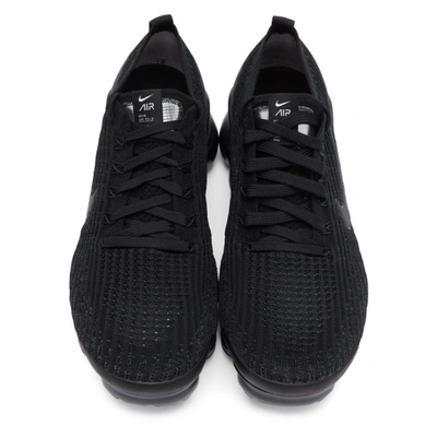 Shop Nike Black Air Vapormax Flyknit 3 Sneakers In 002 Black