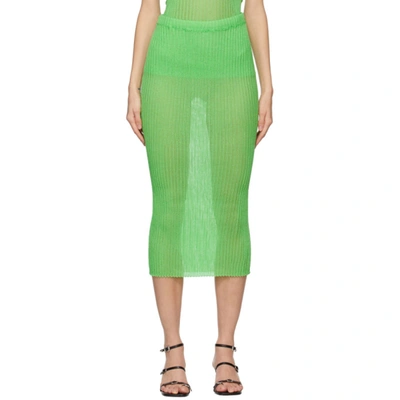 Shop A. Roege Hove Green Tube Skirt In Green/green