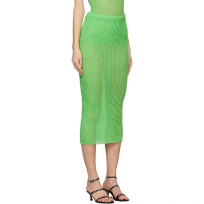 Shop A. Roege Hove Green Tube Skirt In Green/green