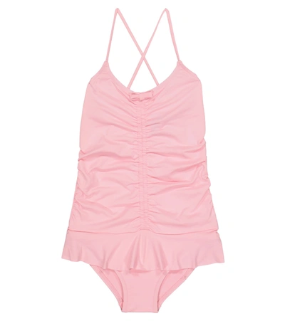 Shop Melissa Odabash Baby Poppy Swimsuit In Pink