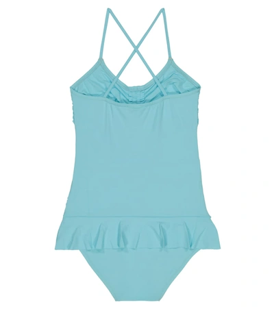 Shop Melissa Odabash Baby Poppy Swimsuit In Blue