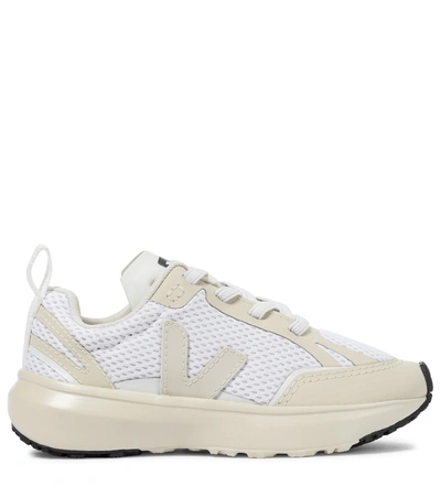 Shop Veja Canary Mesh Sneakers In White