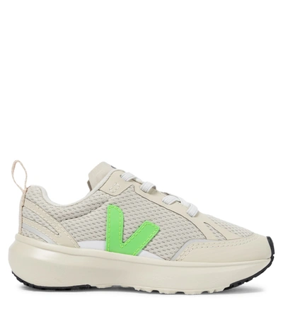 Shop Veja Canary Mesh Sneakers In White