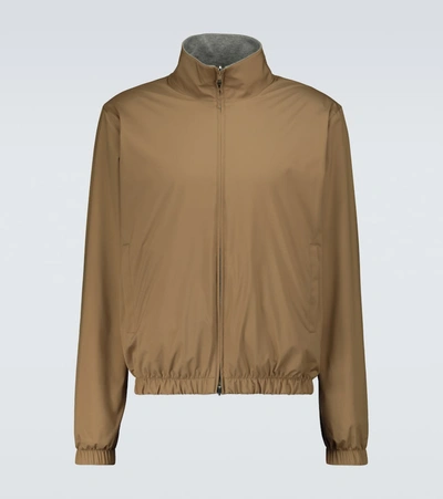 Shop Loro Piana Windmate® Bomber Jacket In Beige