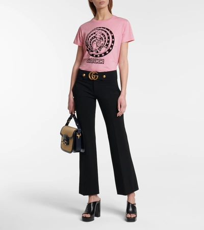 Shop Gucci X Disney® Cotton T-shirt In Pink