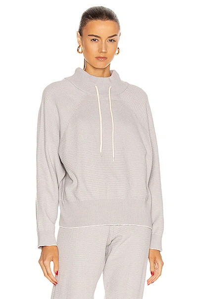 Shop Varley Maceo 2.0 Sweatshirt In Grey