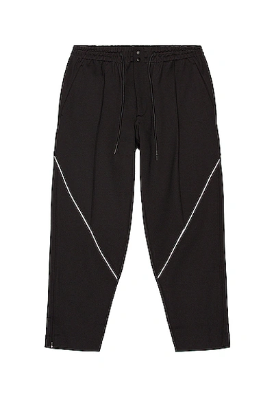 Shop Y-3 Cover Pants Knit Shell In Black