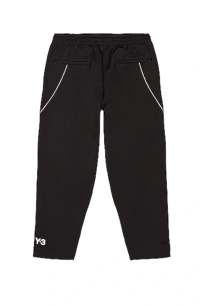 Shop Y-3 Cover Pants Knit Shell In Black