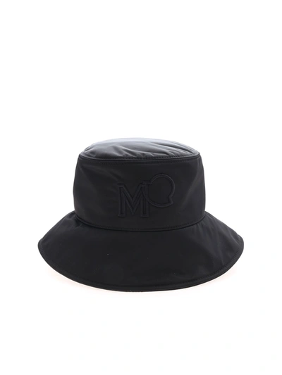 Shop Moncler Hat With Logo Embroidery In Black