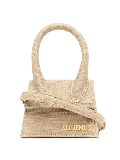 Shop Jacquemus Le Chiquito Mini Bag In Neutrals