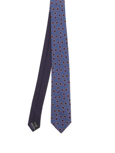 Shop Missoni Hoops Patterned Tie In Blue