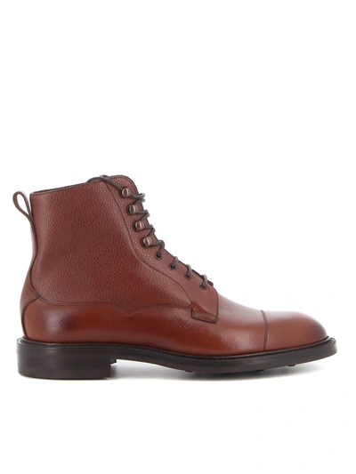 Shop Edward Green Galaway Welted Ankle Boots In Brown