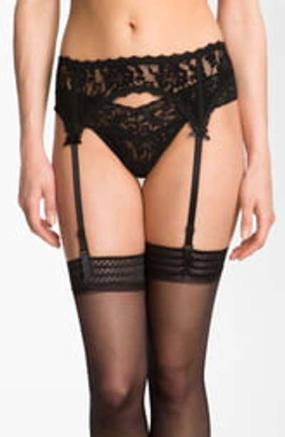 Shop Hanky Panky Signature Lace Garter In Black