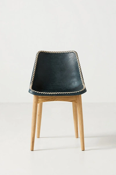 Shop Anthropologie Rylie Dining Chair In Blue