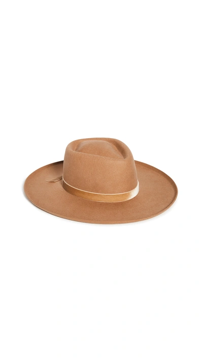 Shop Lack Of Color Val Diamond Hat In Teak Brown