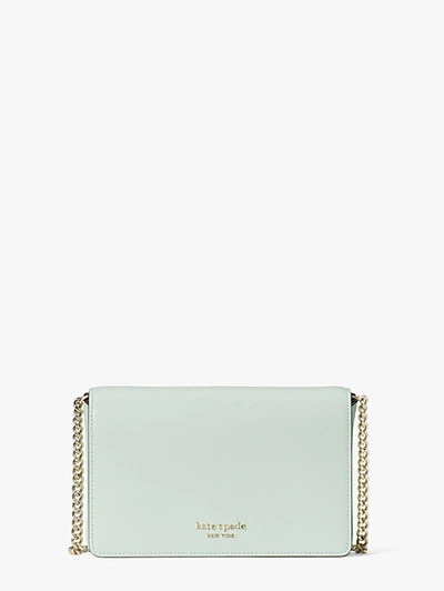 Shop Kate Spade Spencer Chain Wallet In Crystal Blue