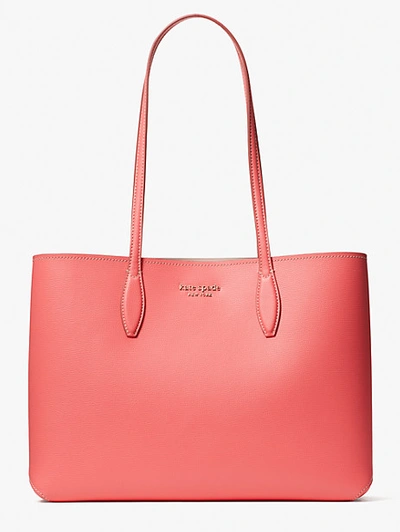 Shop Kate Spade All Day Large Tote In Peach Melba