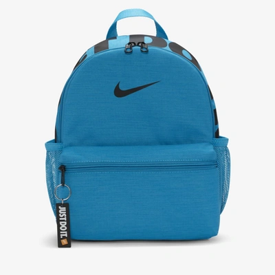 Shop Nike Brasilia Jdi Kids' Backpack In Laser Blue,laser Blue,black