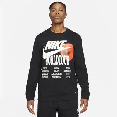Nike Black Sportswear 'worldtour' Long Sleeve T-shirt | ModeSens