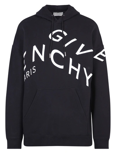 Shop Givenchy Branded Sweatshirt In Black