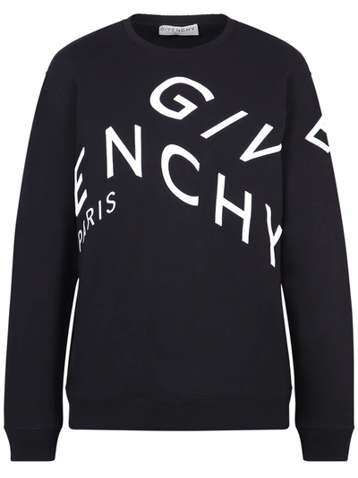 Shop Givenchy Branded Sweatshirt In Black