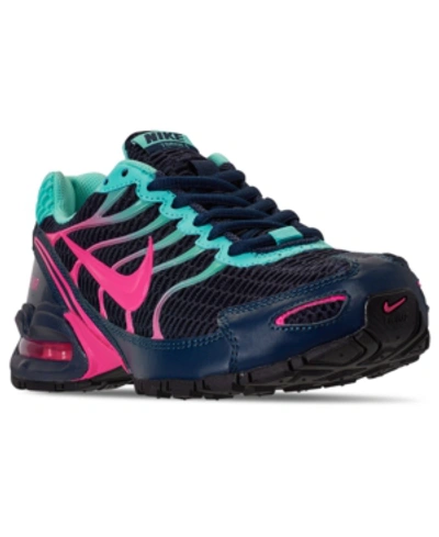 Nike Women s Air Max Torch 4 Running Sneakers From Finish Line In Midnight Navy Pink Blast ModeSens