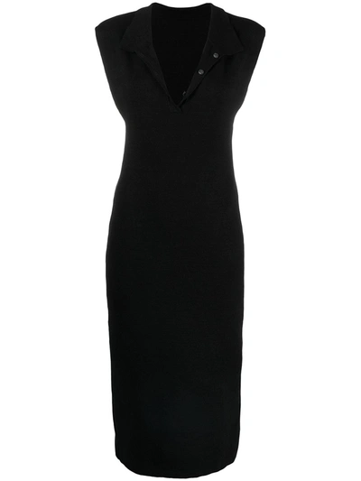 Shop Jacquemus Santon Dress In Black