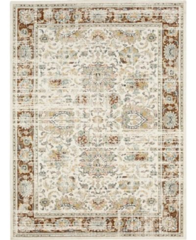 Karastan Zephyr Mistral 5'3" X 7'10" Area Rug In Rust
