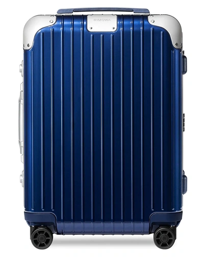 Shop Rimowa Hybrid Cabin Case In Blue