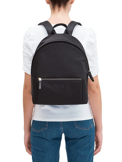 Shop Kate Spade Women's Large Nylon City Backpack In Black