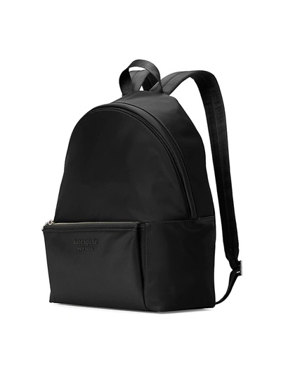 Shop Kate Spade Women's Large Nylon City Backpack In Black