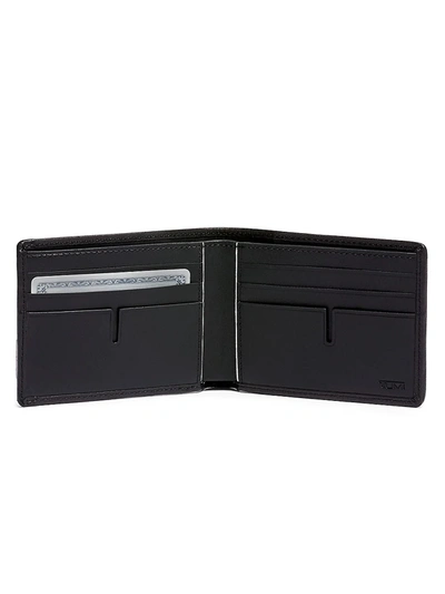 Shop Tumi Alpha Slg Double Billfold Wallet In Black Chrome