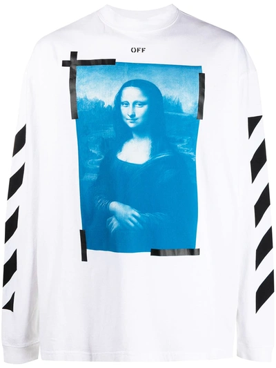 Shop Off-white Mona Lisa Arrow Sweatshirt In White