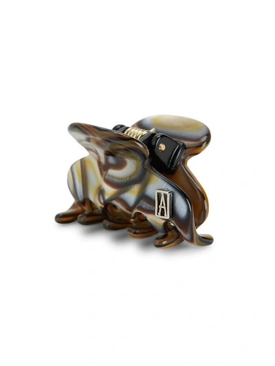 Shop Alexandre De Paris Women's Timeless Mini Hair Jaw Clip In Onyx