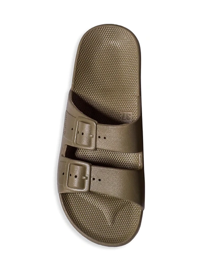 Shop Freedom Moses Turtle Two-strap Slide Sandals