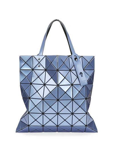 Shop Bao Bao Issey Miyake Women's Lucent Metallic Tote In Light Blue