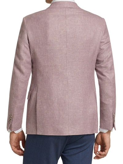 Shop Saks Fifth Avenue Men's Collection Textured Sportcoat In Light Purple
