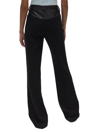 Shop Helmut Lang Women's Garter Trousers In Black