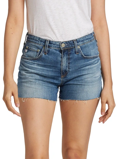 Shop Ag Women's Hailey Cut-off Denim Shorts In 18 Years Discovery